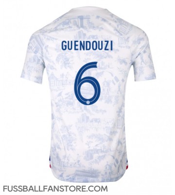 Frankreich Matteo Guendouzi #6 Replik Auswärtstrikot WM 2022 Kurzarm